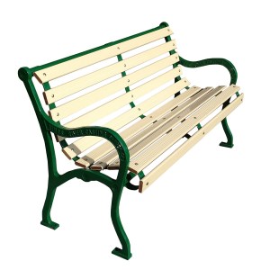 Iron Valley Slatted Bench
